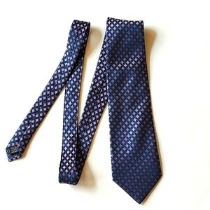 Pronto Uomo purple and blue silk tie